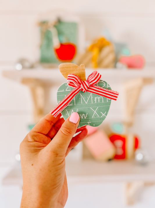 Chalkboard Mini Apple • 4"