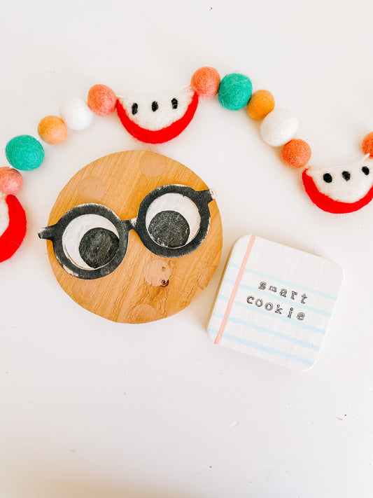 Smart Cookie // Hand Stamped Notepad HUNK